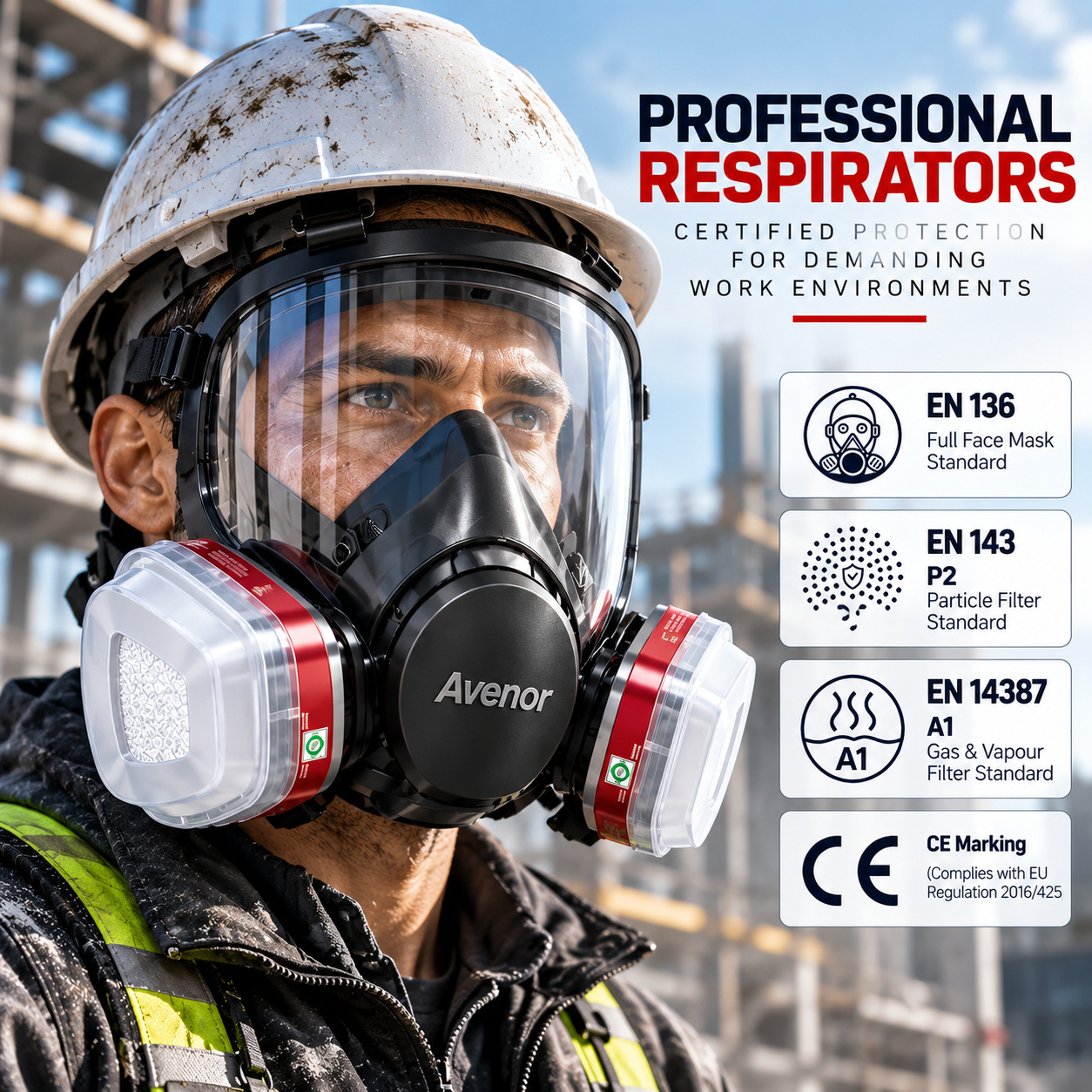 Certified Full Face Respirator Certified Full Face Respirator